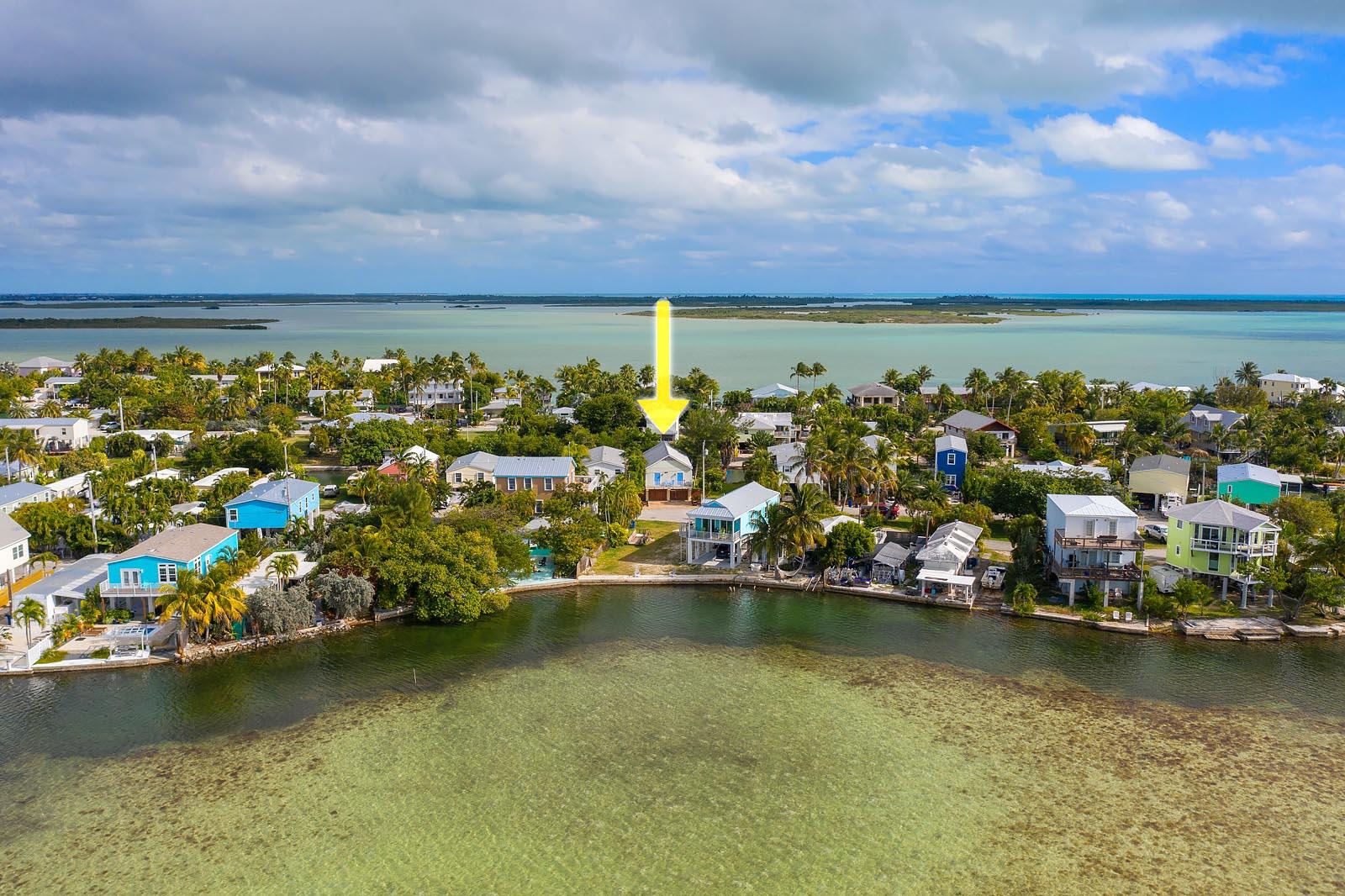 83 Palm Drive Key West, FL 33040 - Photo 30 of 35 an aerial view of ocean and houses with outdoor space