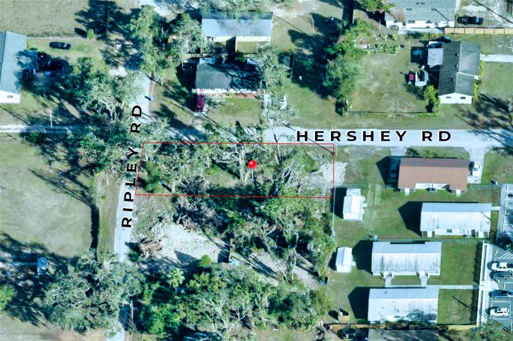 9323 Ripley Road, Unit B Thonotosassa, FL 33592 - Photo 6 of 7 an aerial view of residential house with outdoor space and street view