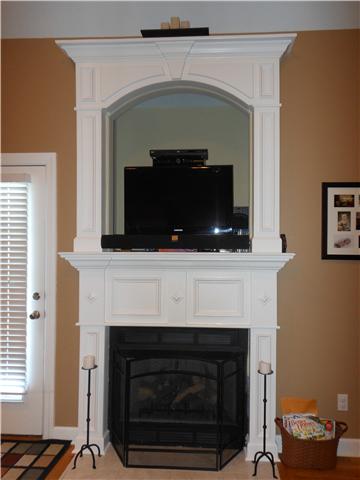 894 Tidwell Road Burns, TN 37029 - Photo 6 of 20 Fireplace with media center