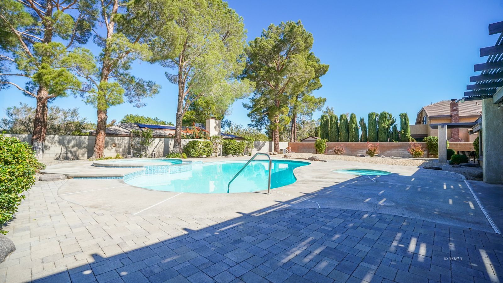 948 Hermosa Avenue Ridgecrest, CA 93555 - Photo 46 of 46 a view of yard with swimming pool and seating area