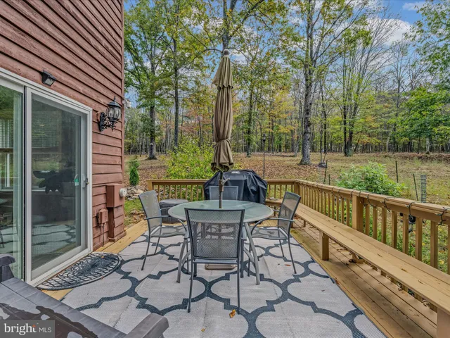 a garden view with a lake view