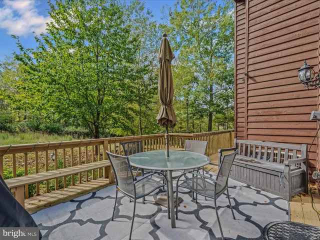 a view of a lake with a mountain in the background