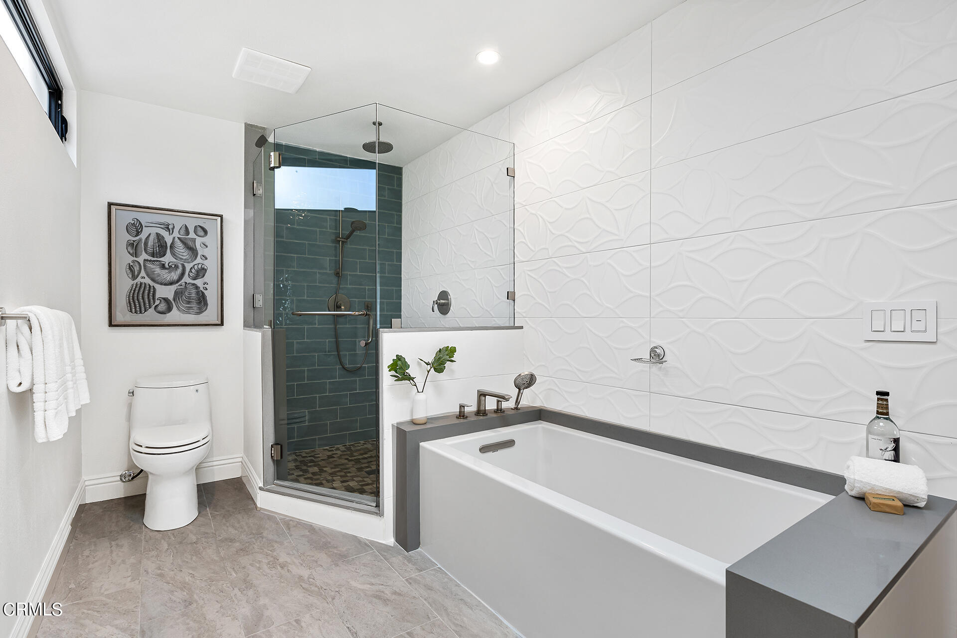 Undisclosed Address Pasadena, CA 91106 - Photo 16 of 31 a bathroom with a sink a toilet and shower