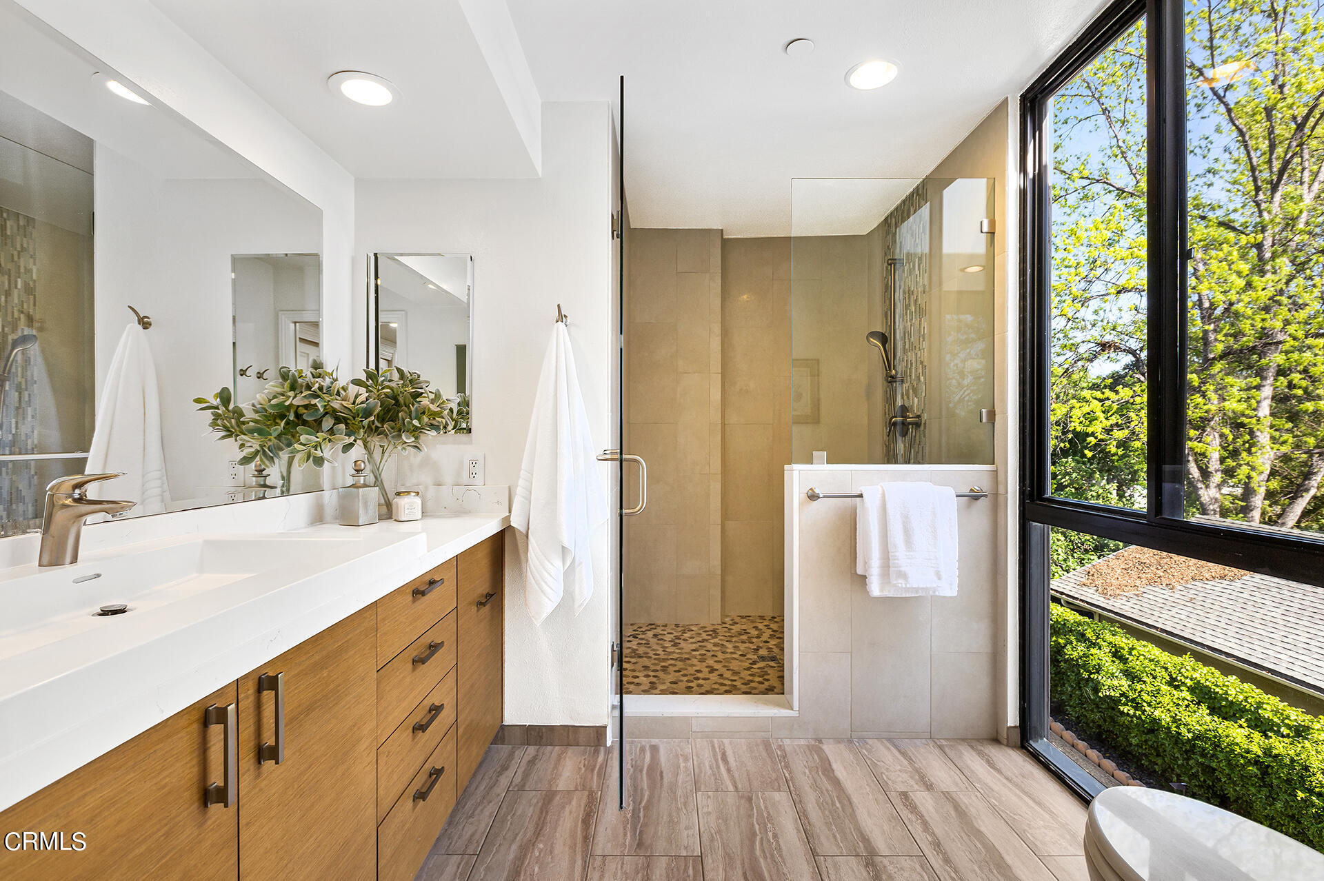 Undisclosed Address Pasadena, CA 91106 - Photo 18 of 31 a bathroom with a sink and a mirror