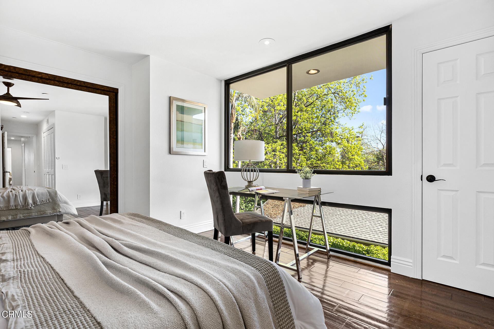 Undisclosed Address Pasadena, CA 91106 - Photo 19 of 31 a bedroom with a bed and a window