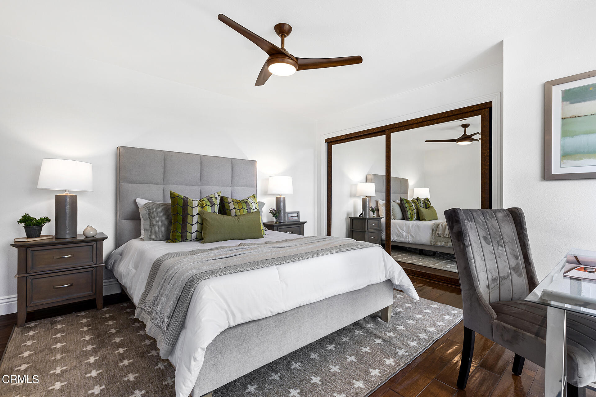 Undisclosed Address Pasadena, CA 91106 - Photo 20 of 31 a bedroom with a large bed and a large window