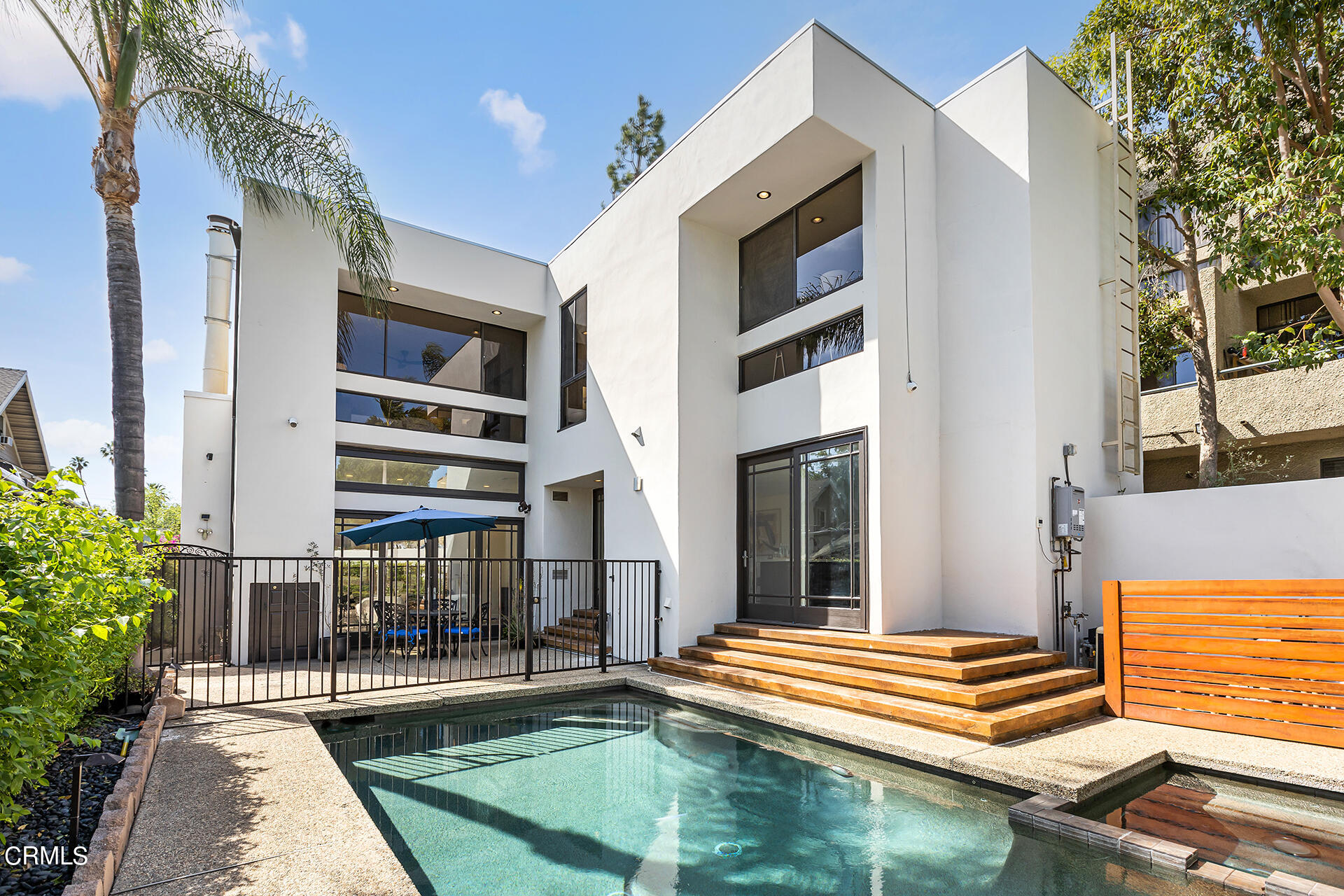 Undisclosed Address Pasadena, CA 91106 - Photo 23 of 31 a front view of a building with a outdoor space