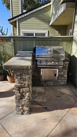 a close view of water heater room