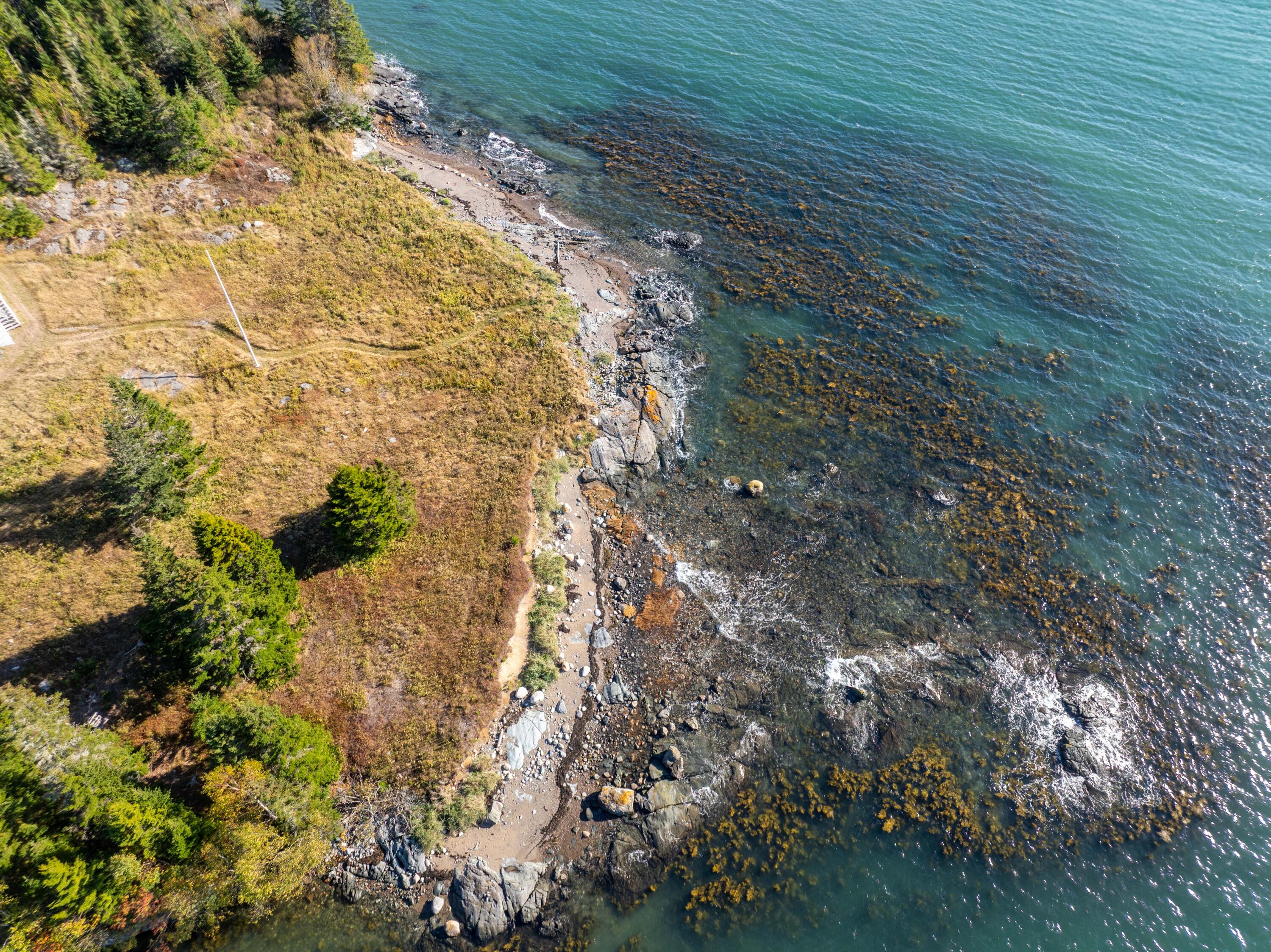613 Yoho Head Road Machiasport, ME 04655 - Photo 10 of 97 Aerial of Private Beach & Shoreline