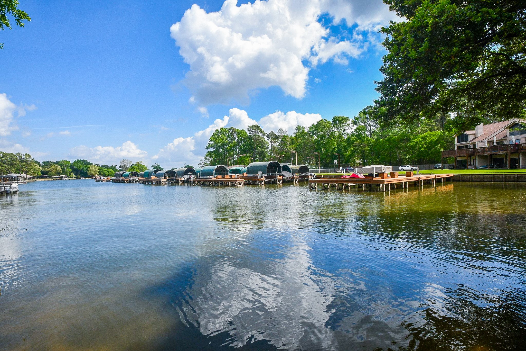 500 River Road, Unit 101 Montgomery, TX 77356 - Photo 20 of 27 Boat slip #2-located at end of dock 3 with motorized boat lift and retractable cover
