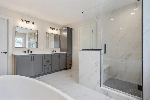 a bathroom with a sink and a toilet