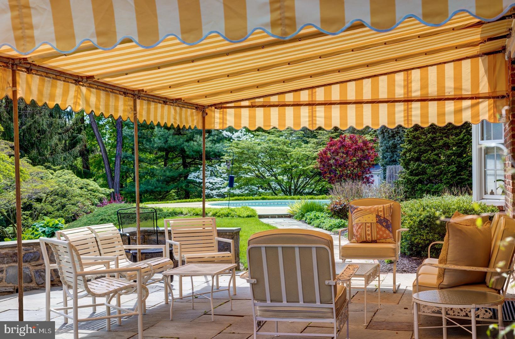590 Cricket Lane Wayne, PA 19087 - Photo 61 of 65 a view of yard with outdoor seating and green space