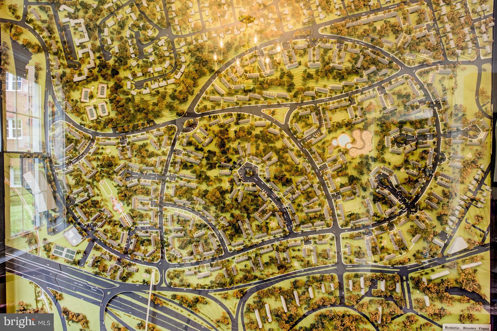 3426 Gunston Road Alexandria, VA 22302 - Photo 19 of 24 Map of historic Parkfairfax