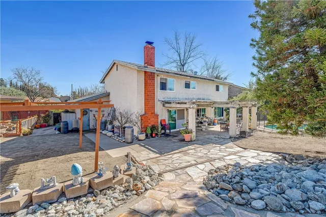 a house view with a sitting space