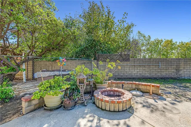 a view of a park with slide