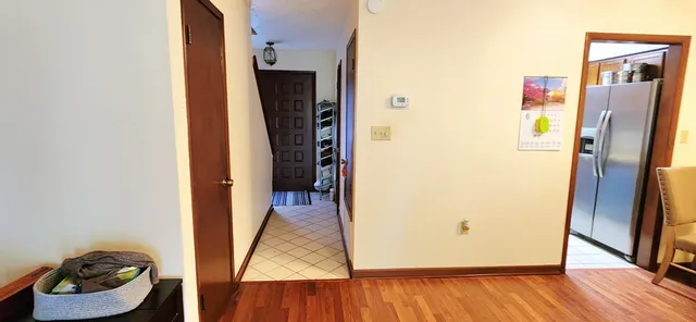 wooden floor in a gallery