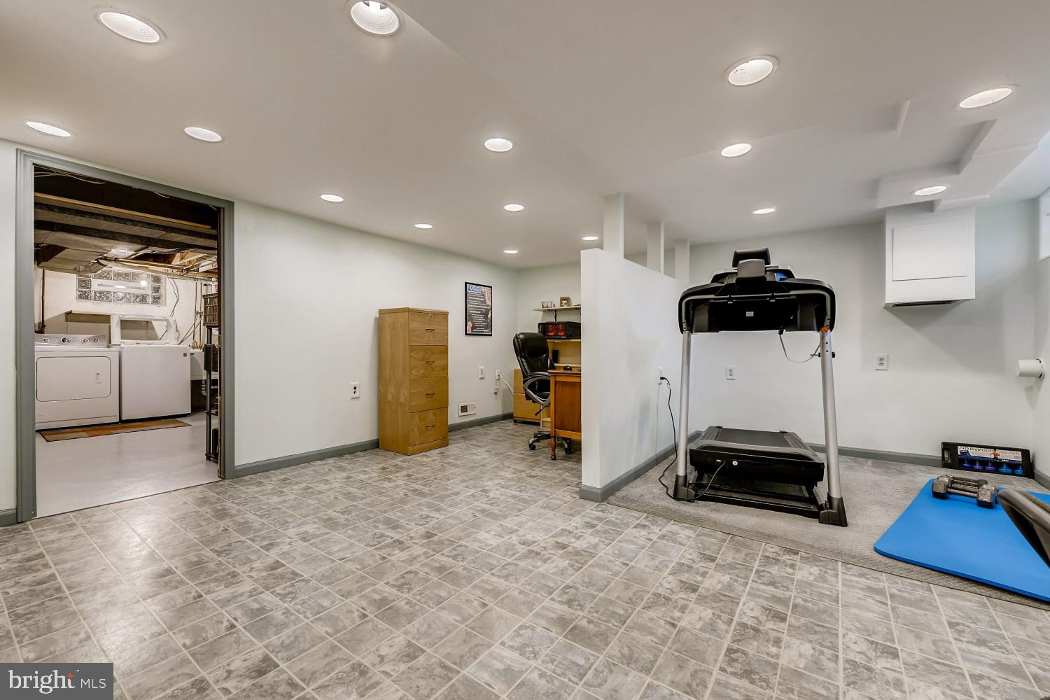 1734 Glen Ridge Road Towson, MD 21286 - Photo 22 of 32 Basement family room offers many functions