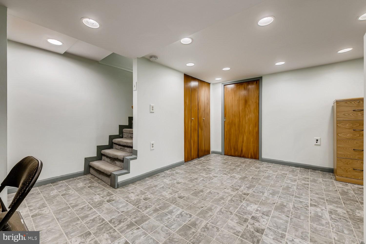 1734 Glen Ridge Road Towson, MD 21286 - Photo 24 of 32 Recessed ceiling lights makes the basement bright