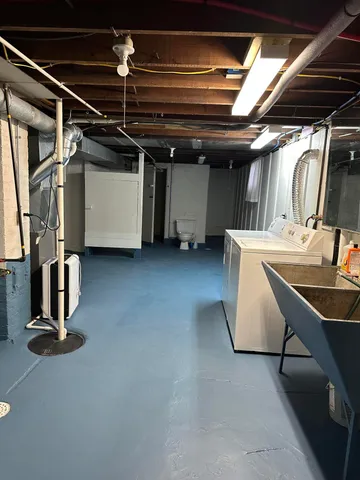 a view of water heater room