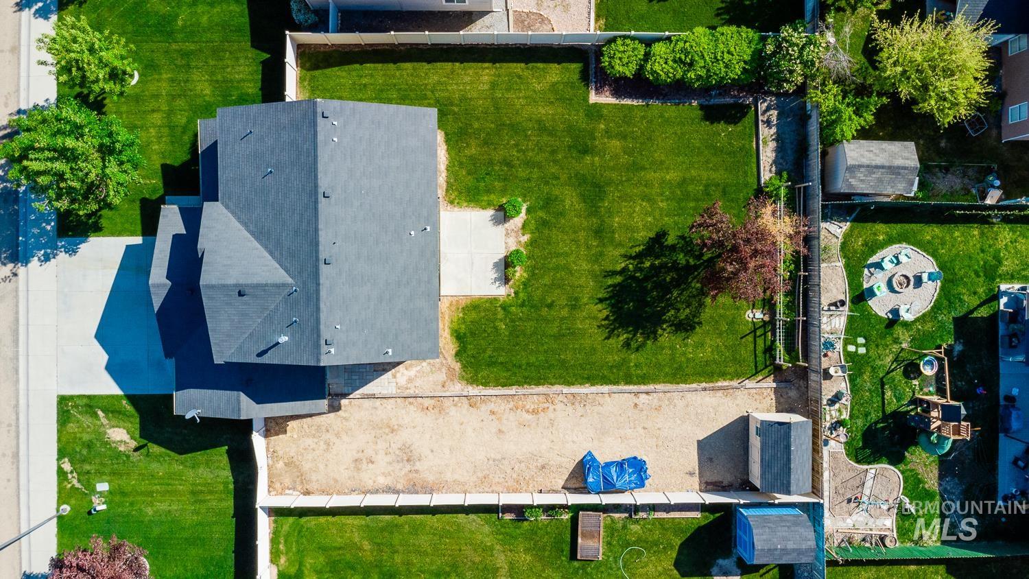 14253 Moreno Drive Caldwell, ID 83607 - Photo 48 of 48 Aerial perspective showcasing a property with a grey asphalt shingle roof