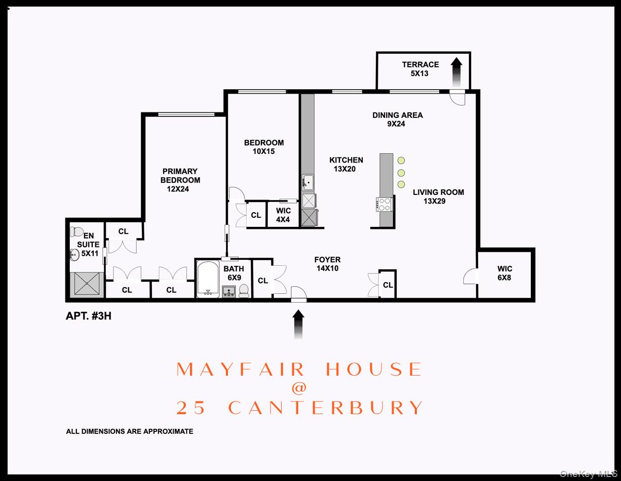 25 Canterbury Road, Unit 3H Great Neck, NY 11021 - Photo 33 of 45 Flow of Rooms