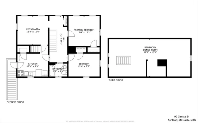$3,100 | 92 Central Street, Unit 92, Ashland, MA 01721