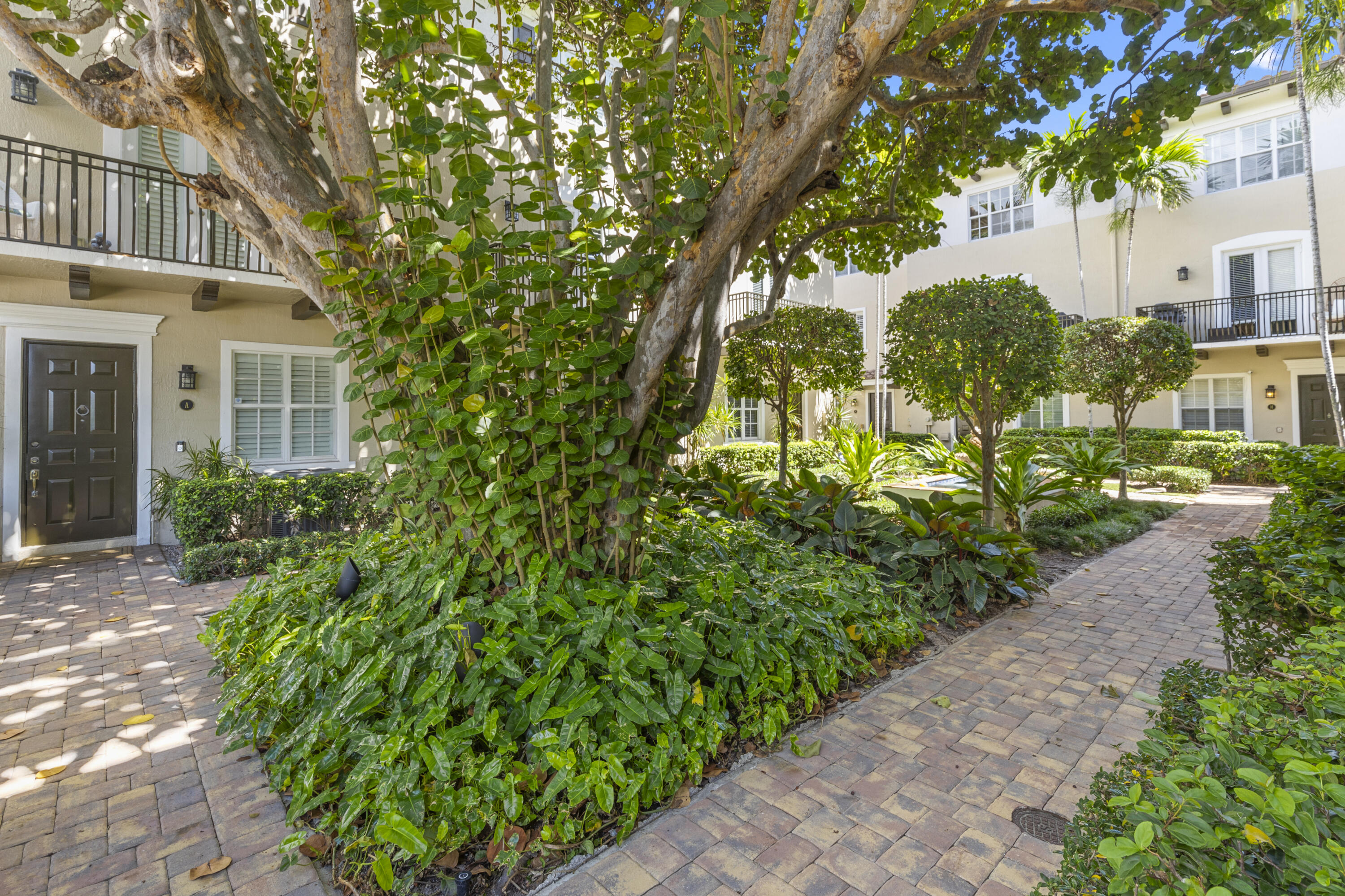 65 Southeast 5th Avenue, Unit B Delray Beach, FL 33483 - Photo 7 of 47 a view of a garden with pathway