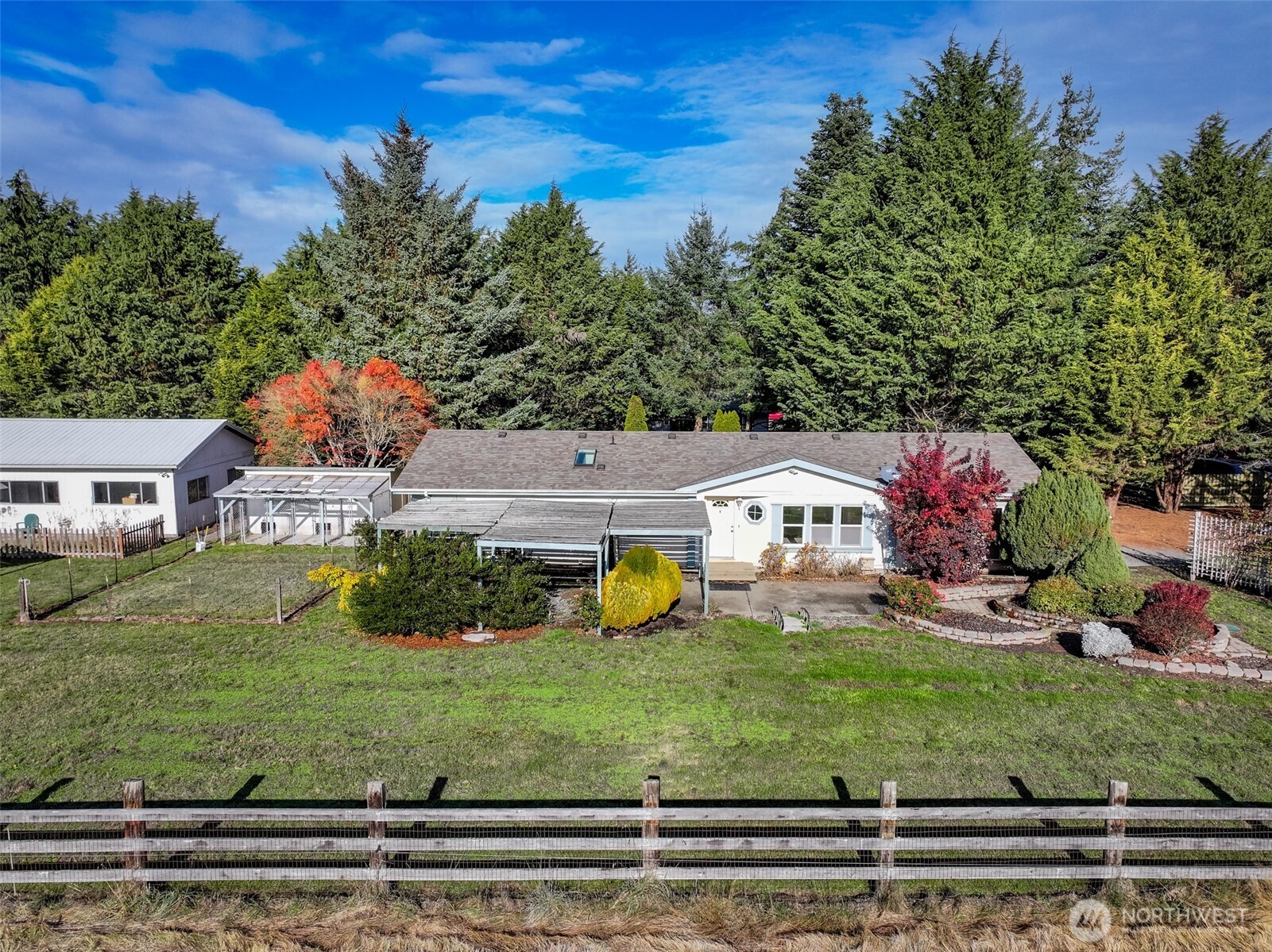 132 Cosmos Lane Port Angeles, WA 98362 - Photo 31 of 40 an aerial view of a house