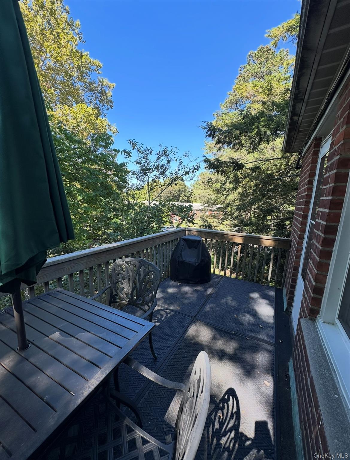 100 Cedar Street, Unit A21 Dobbs Ferry, NY 10522 - Photo 10 of 12 Deck featuring area for grilling and outdoor dining space