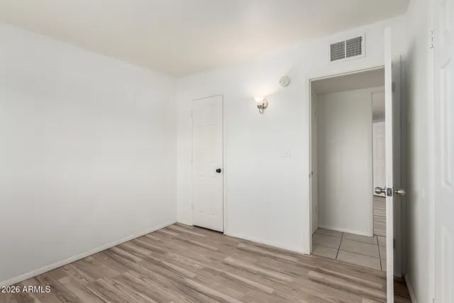 a view of an empty room