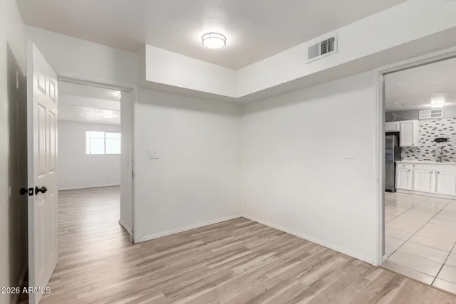 wooden floor in an empty room