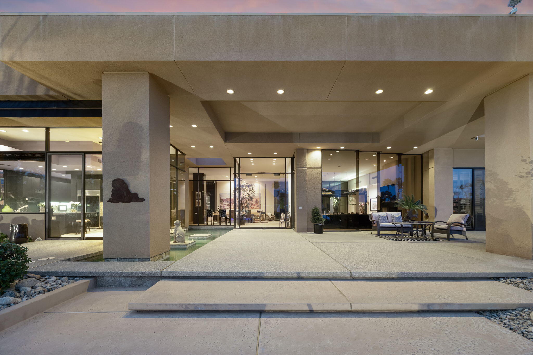 73380 Agave Lane Palm Desert, CA 92260 - Photo 4 of 81 a view of a living room and entry way