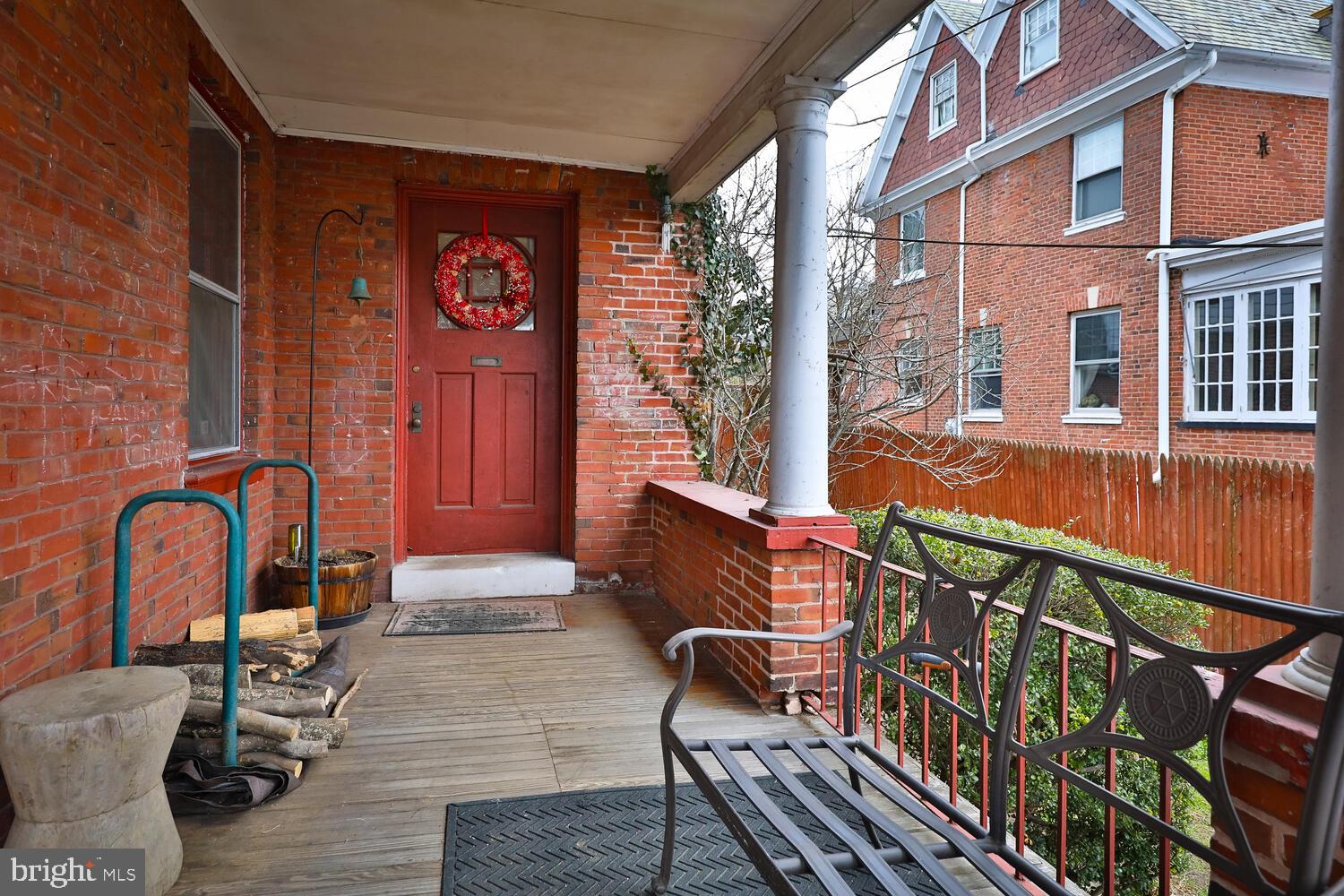 6705 Cresheim Road Philadelphia, PA 19119 - Photo 3 of 36 a front view of a house with outdoor seating