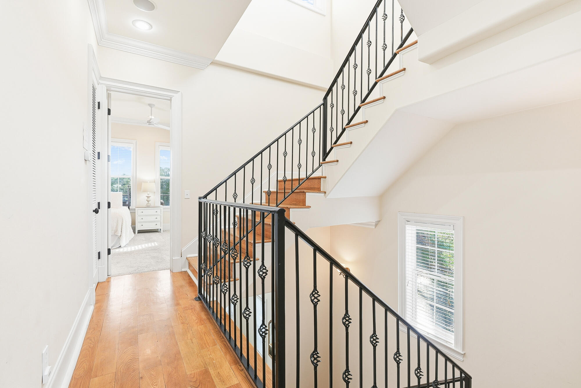 156 Palmeira Way Santa Rosa Beach, FL 32459 - Photo 32 of 58 a view of a hallway with wooden floor and entryway