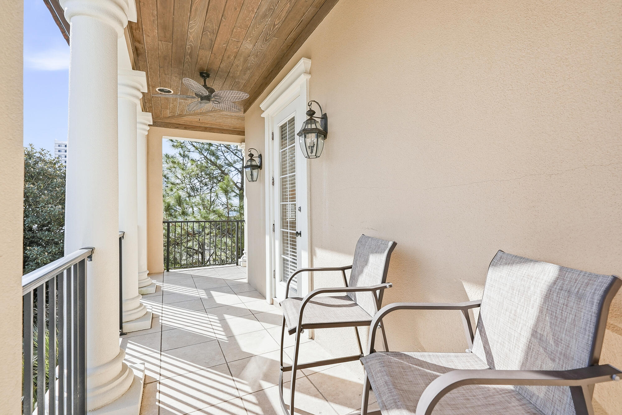 156 Palmeira Way Santa Rosa Beach, FL 32459 - Photo 42 of 58 a view of a chairs and table in a balcony