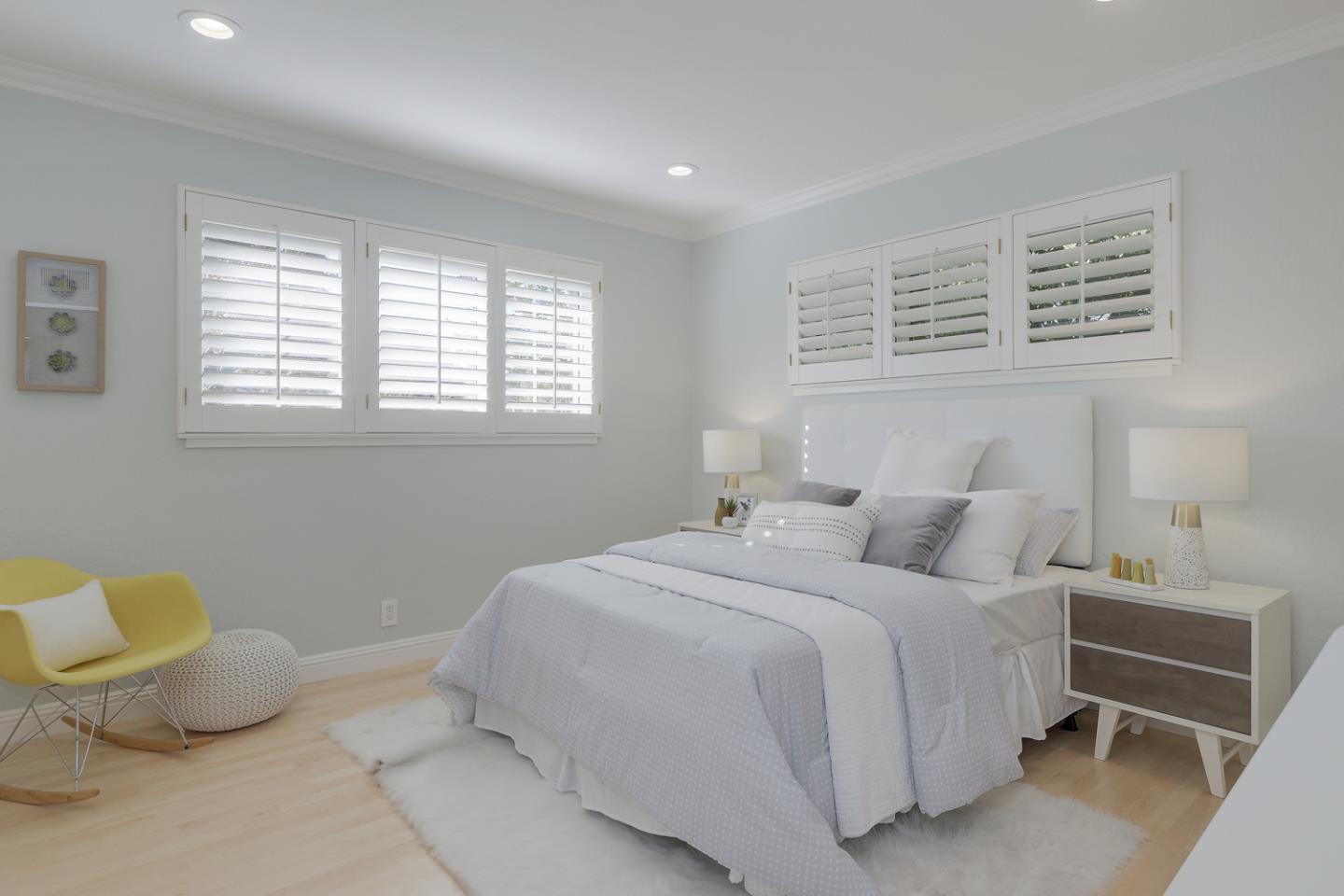 1445 Meadow Lane Mountain View, CA 94040 - Photo 24 of 33 a bedroom with a bed and a window