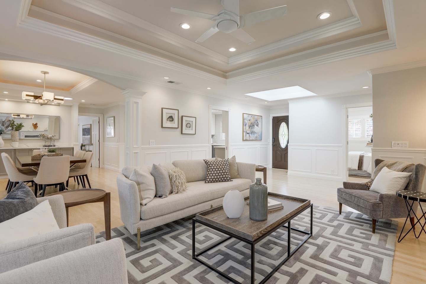 1445 Meadow Lane Mountain View, CA 94040 - Photo 6 of 33 a living room with furniture and a table