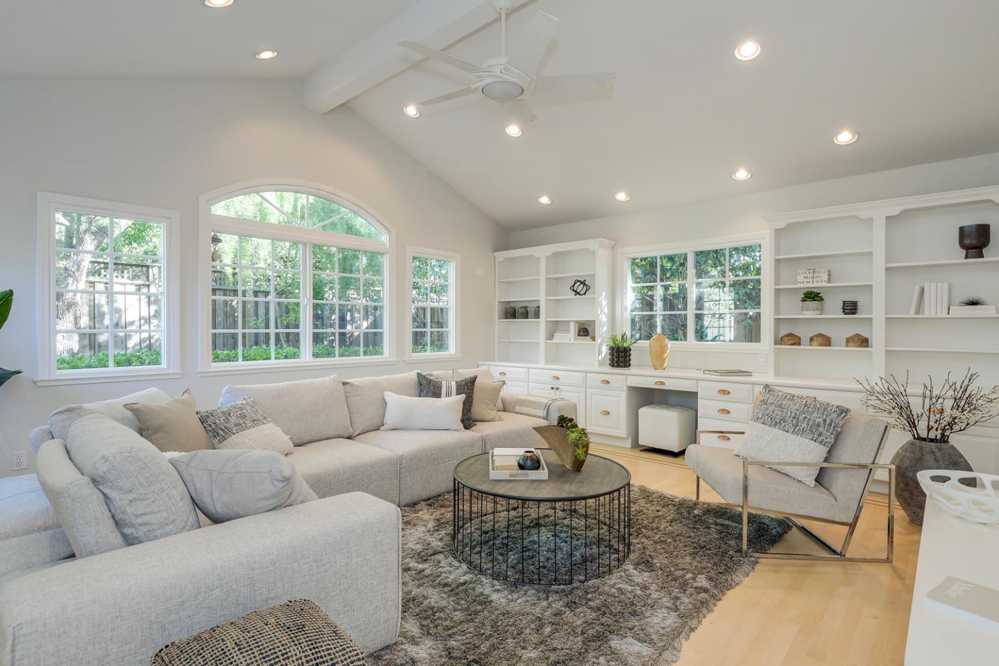 1445 Meadow Lane Mountain View, CA 94040 - Photo 8 of 33 a living room with furniture and a large window