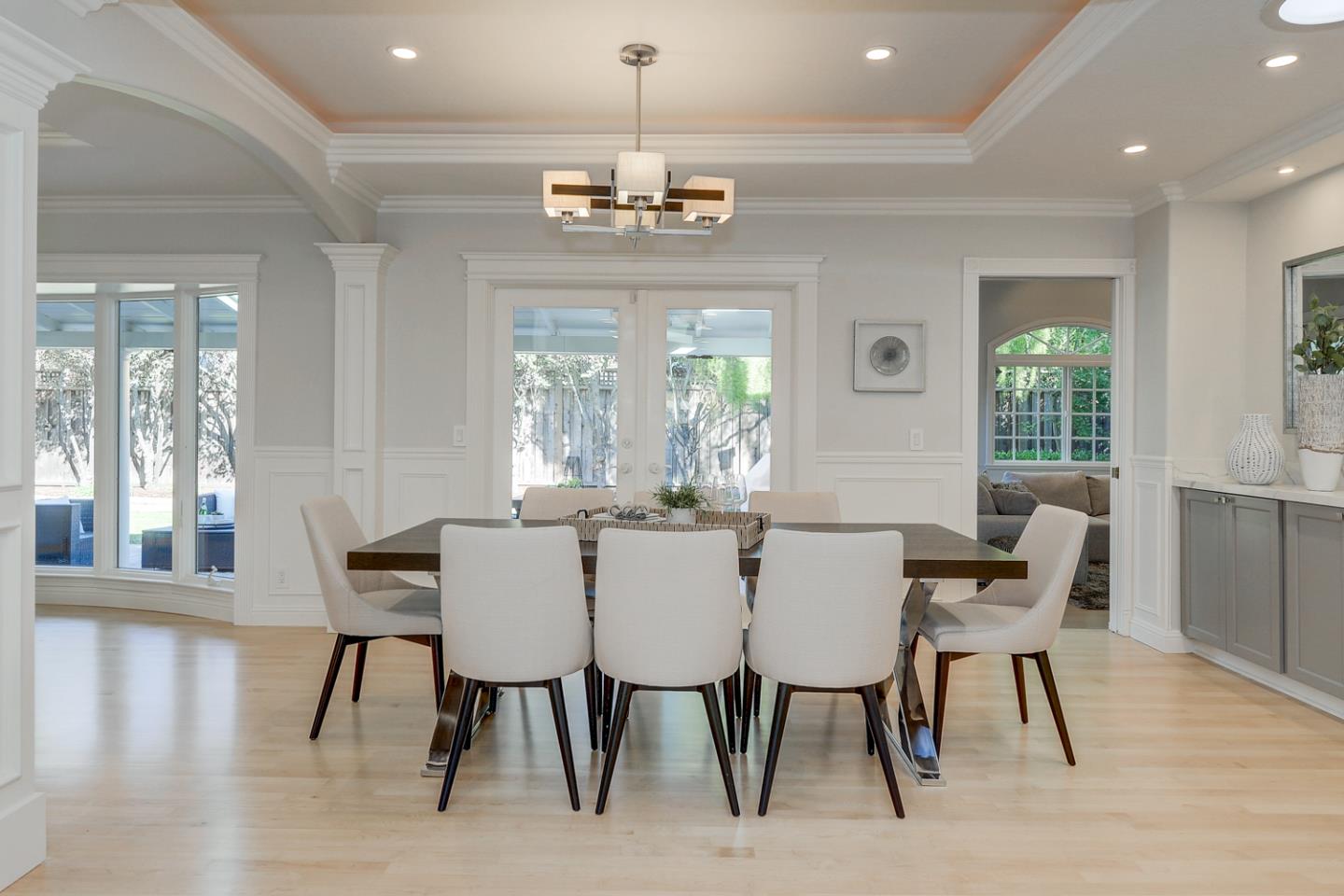 1445 Meadow Lane Mountain View, CA 94040 - Photo 10 of 33 a view of a dining room with furniture window and wooden floor