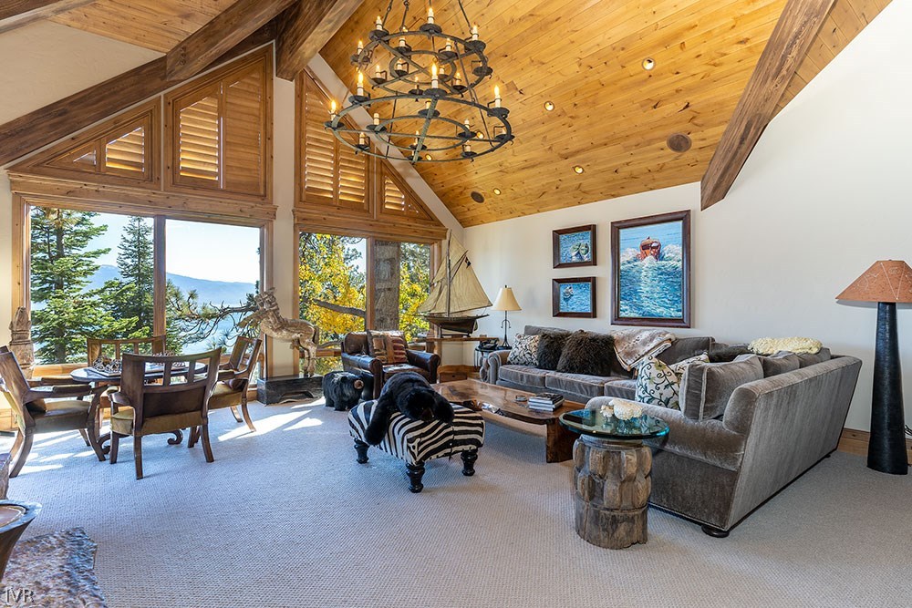 444 Gonowabie Road Crystal Bay, NV 89402 - Photo 4 of 35 a living room with furniture and a large window