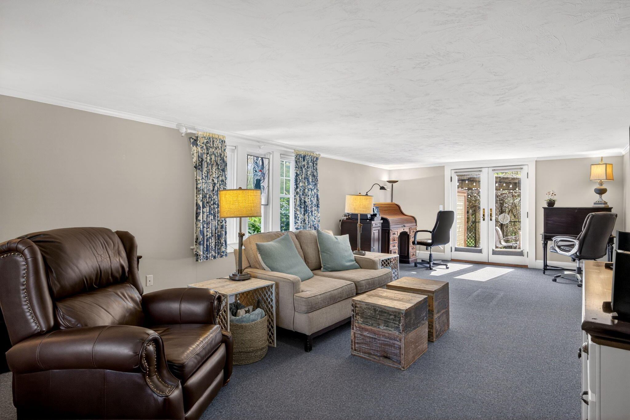 69 County Road Bourne, MA 02532 - Photo 16 of 54 a living room with furniture and a flat screen tv
