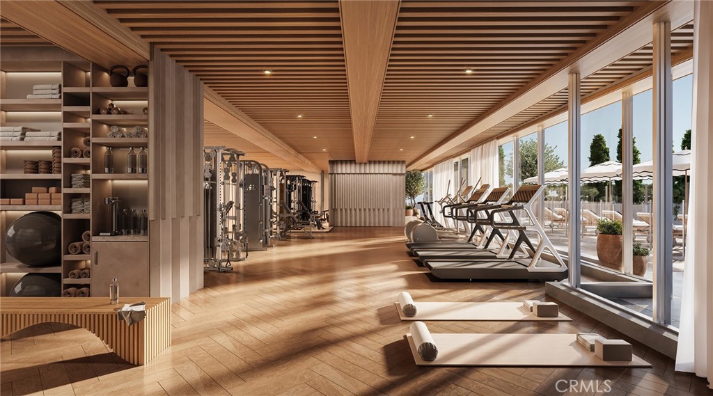 9 Mac Arthur Place, Unit 807 Santa Ana, CA 92707 - Photo 11 of 13 a view of a room with gym equipment