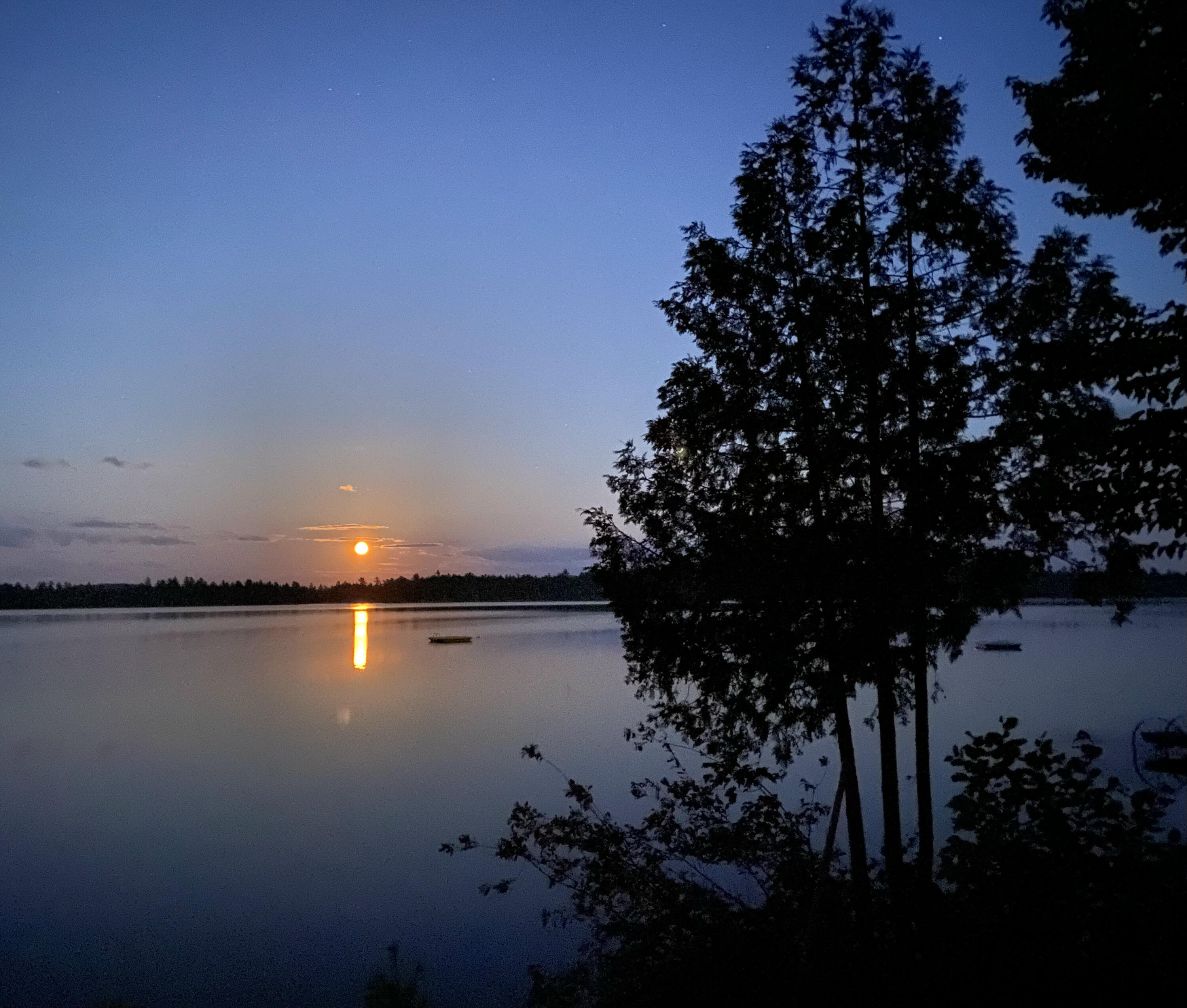 106 Cedar Lake Road Millinocket, ME 04462 - Photo 3 of 37 Red Moon Rising at Cedar Lake