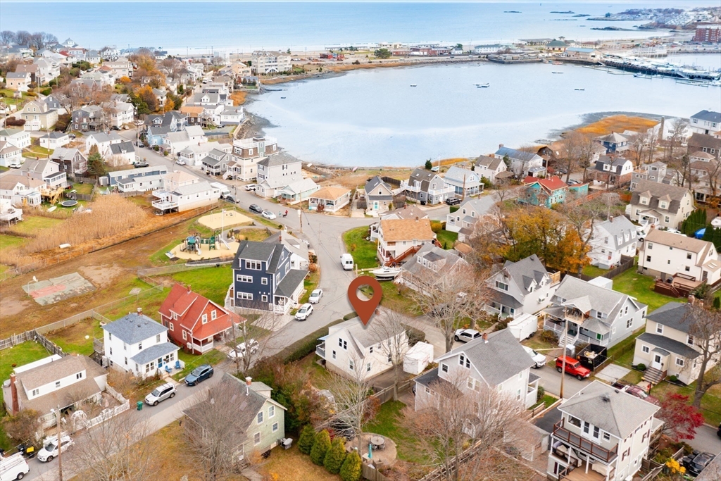 134 Hampton Circle Hull, MA 02045 - Photo 34 of 41 an aerial view of residential houses with outdoor space