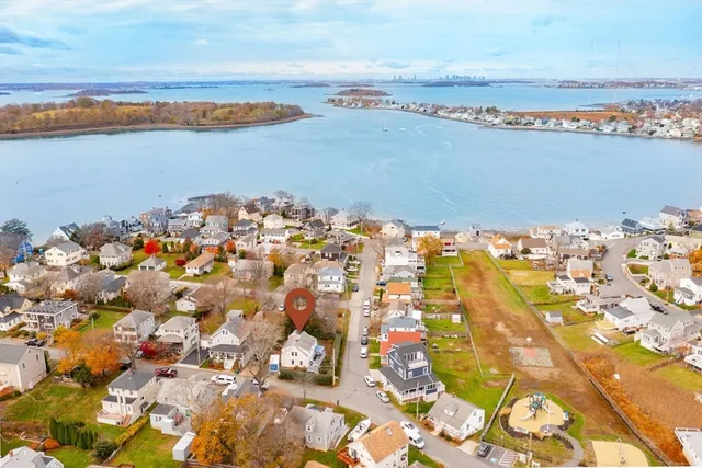 a view of lake with mountain
