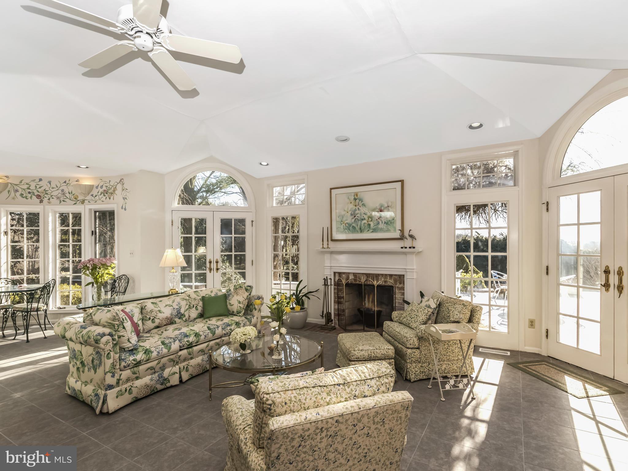 600 Brintons Bridge Road West Chester, PA 19382 - Photo 13 of 49 Family/sunroom with new ceramic tile floor