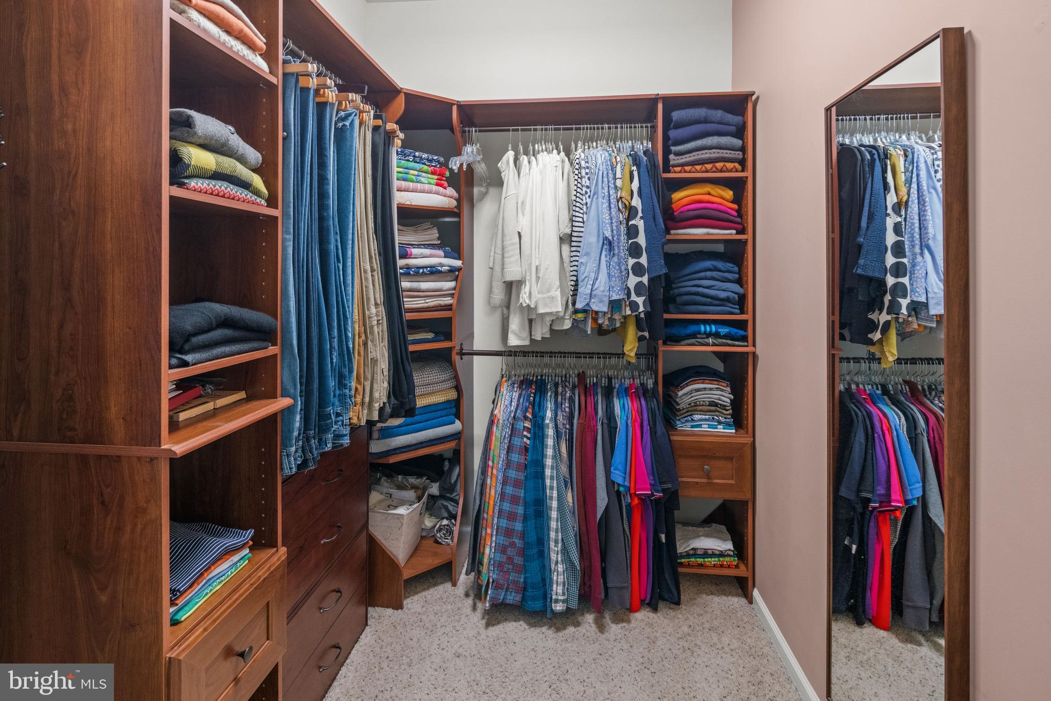 227 Timberlake Drive Ewing, NJ 08618 - Photo 14 of 21 a view of walk in closet with clothes and shoes