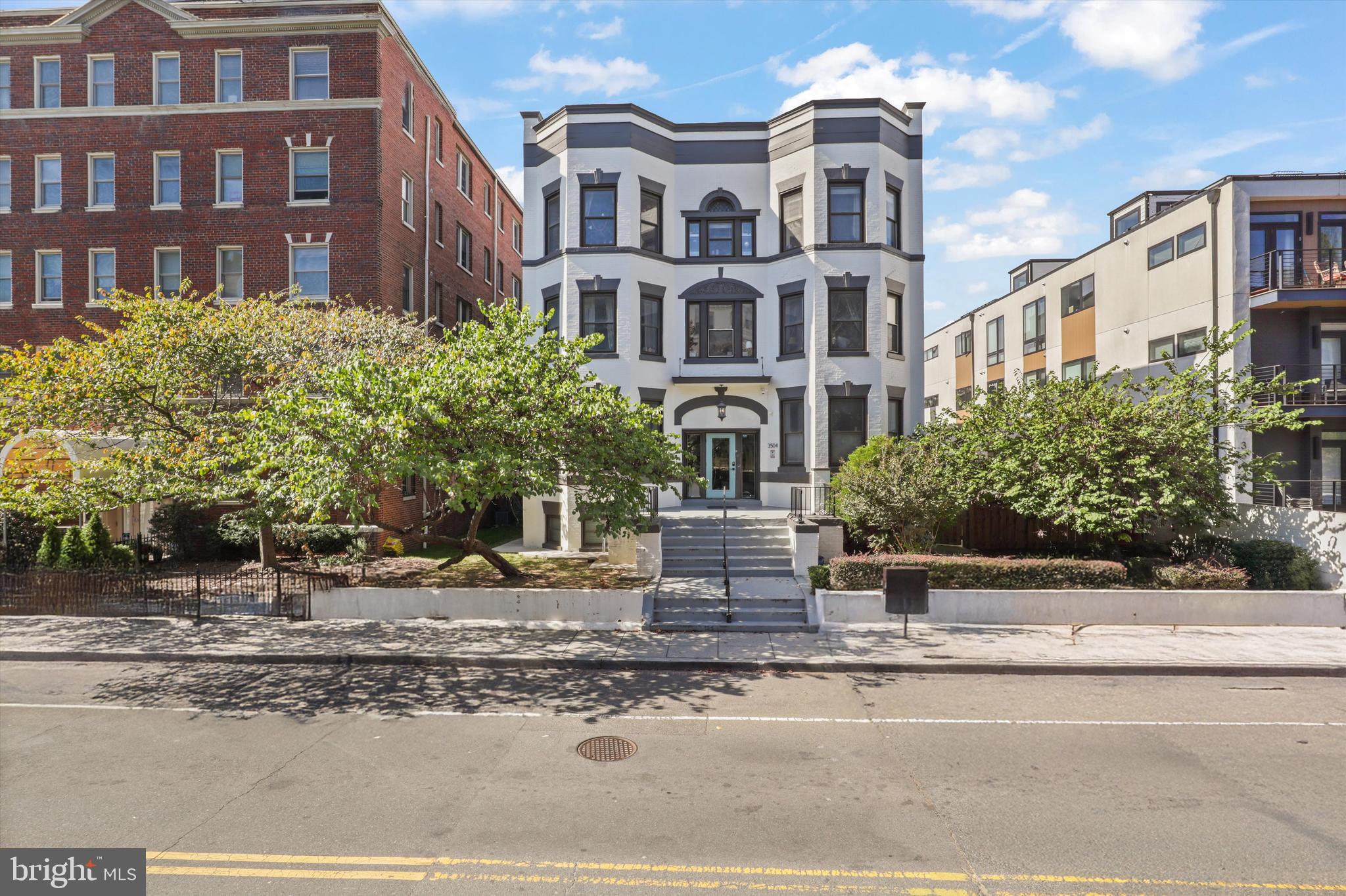 3504 13th Street Northwest, Unit 12 Washington, DC 20010 - Photo 1 of 24 a front view of a multi story residential apartment building