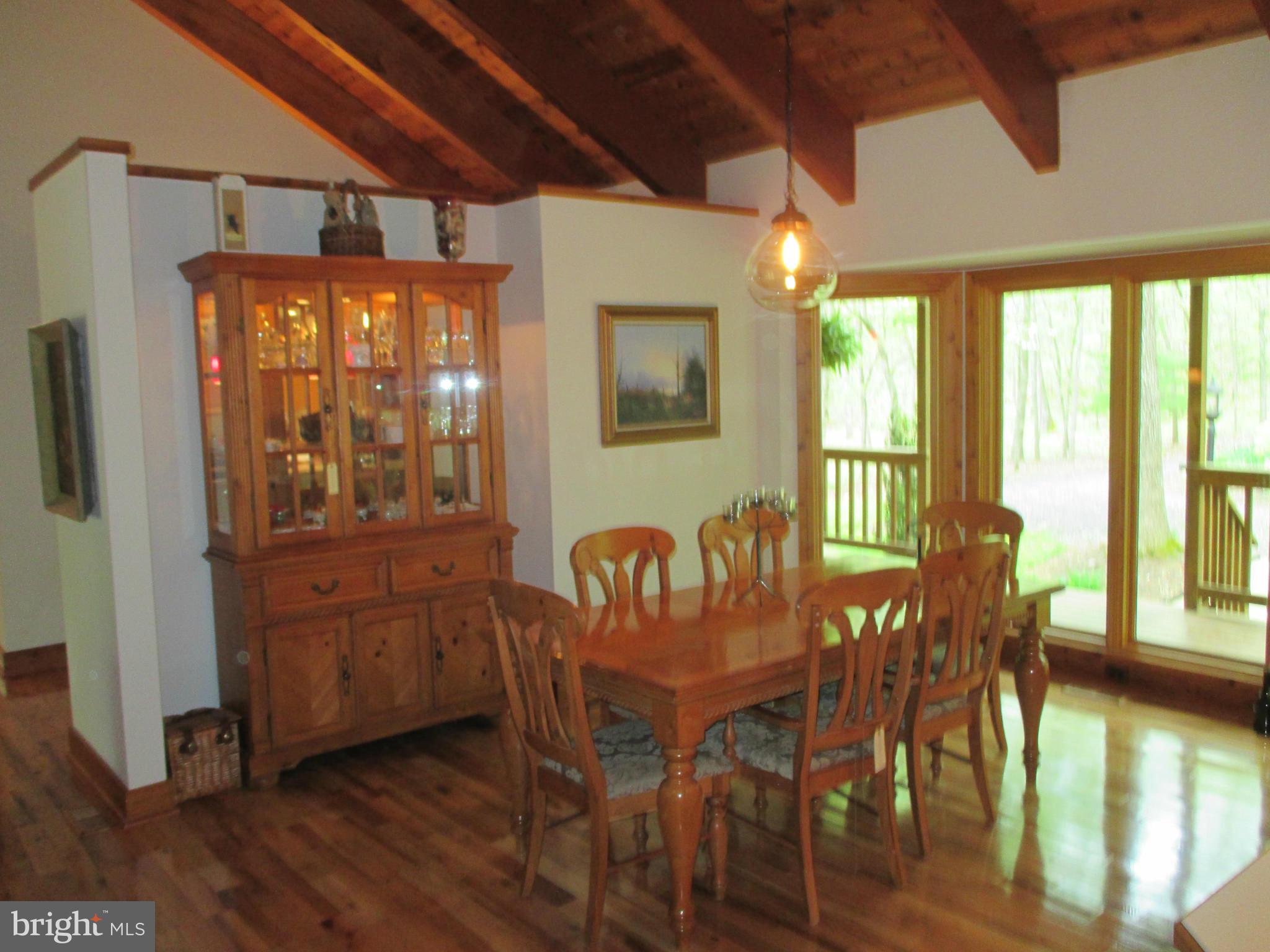 Dining Room with full bay window