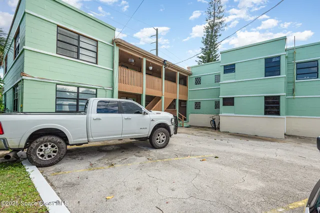 a car parked in front of a house